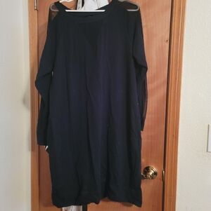 Plus Sized 2 Black Dress With Mesh Insets Torrid